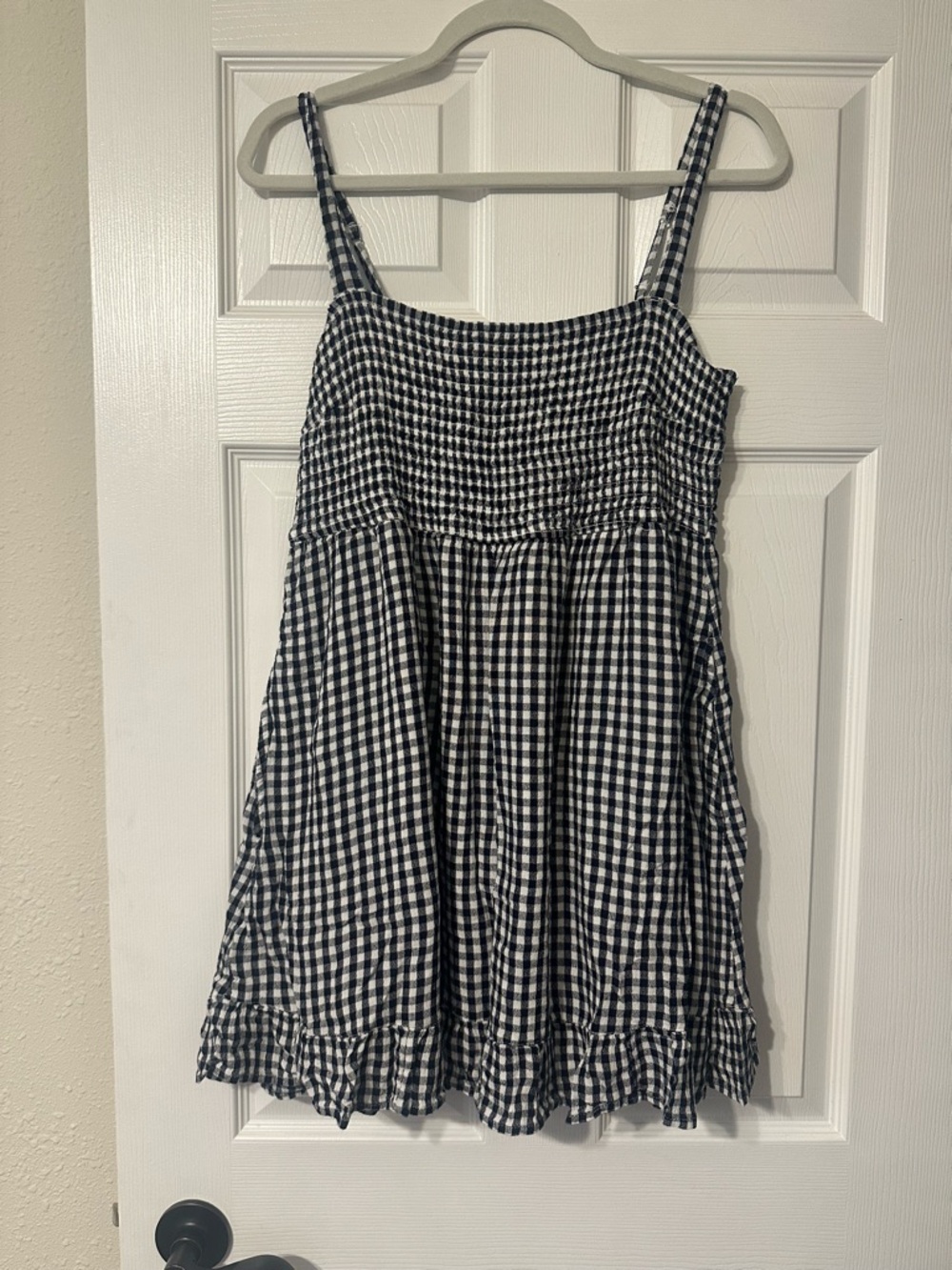 Abercrombie & Fitch Gingham Textured Dress